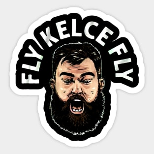 jason kelce fly fly Sticker